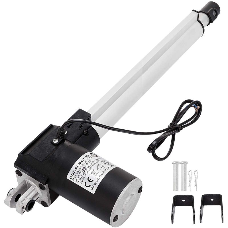 Photo 1 of DC 12V 12" Electric Stroke Linear Actuator 6000N/1320lbs Max Industry Lift Motor
