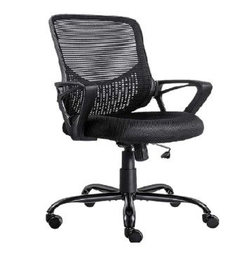 Photo 1 of Ergonomic Office Mesh Chair Mid Back Swivel Chair 1368
