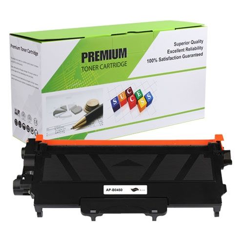 Photo 1 of Premium Brother TN450 (TN-450) Compatible Toner Cartridge, Black, 5.2K Yield
