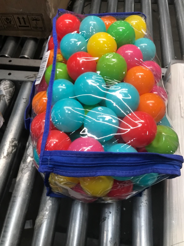 Photo 2 of BalanceFrom 23Inch Phthalate Free BPA Free NonToxic crush Proof Play Balls Pit Balls 6 Bright col