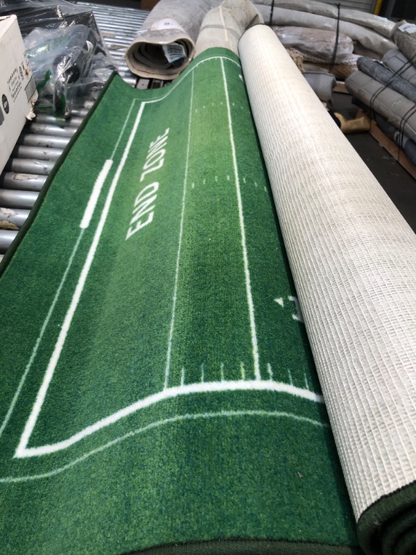 Photo 1 of 5X7 FOOTBALL FIELD AREA RUG
