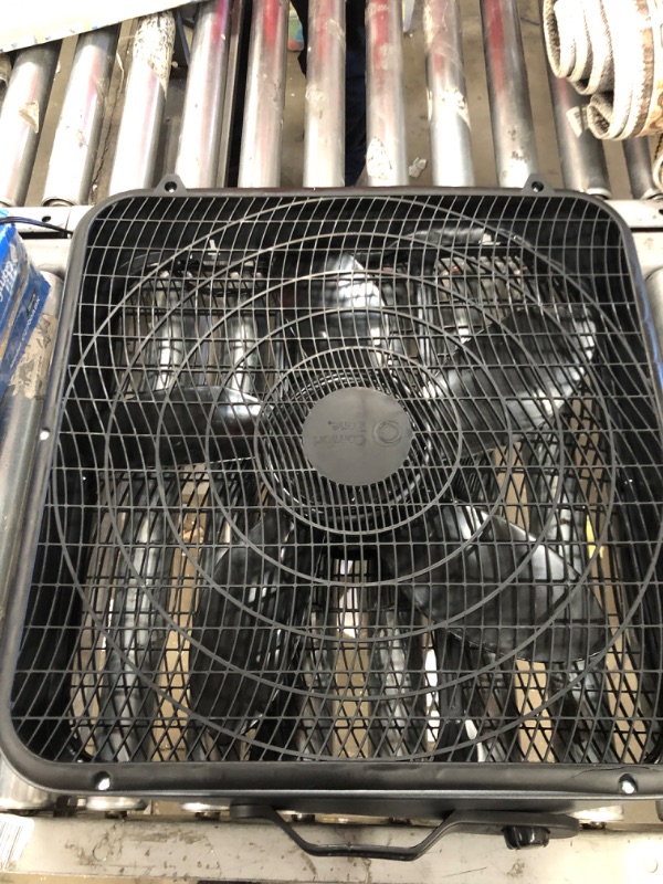 Photo 2 of 20 in. High Performance Box Fan with Carry Handle in Black