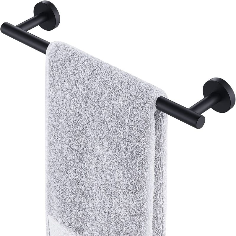 Photo 1 of **MINOR DAMAGE
MISSING HARDWARE** DELTA Black Towel Bar, 30 Inch 304 Stainless Steel Thicken 0.8mm Towel Rack Bathroom, Towel Holder Matte Black Wall Mount, Total Length 33 Inch, TB110L30-PB
