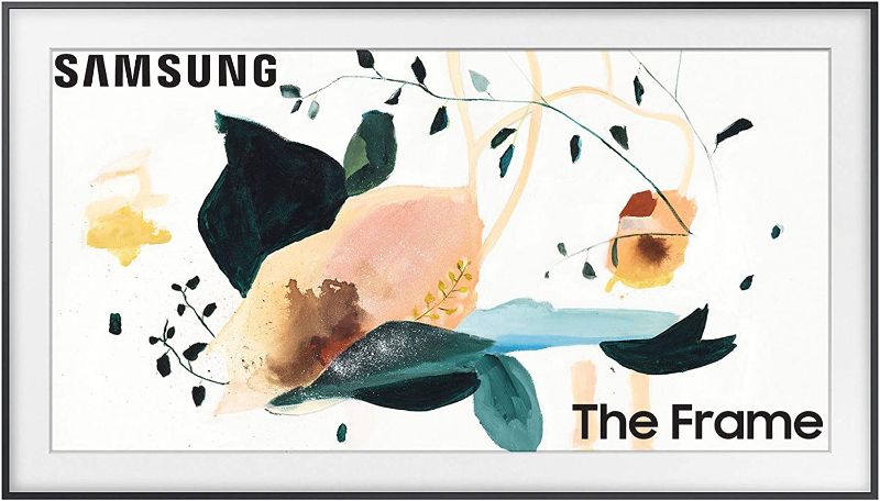 Photo 1 of SAMSUNG 55-inch Class FRAME QLED LS03 Series - 4K UHD Dual LED Quantum HDR Smart TV with Alexa Built-in (QN55LS03TAFXZA, 2020 Model)
