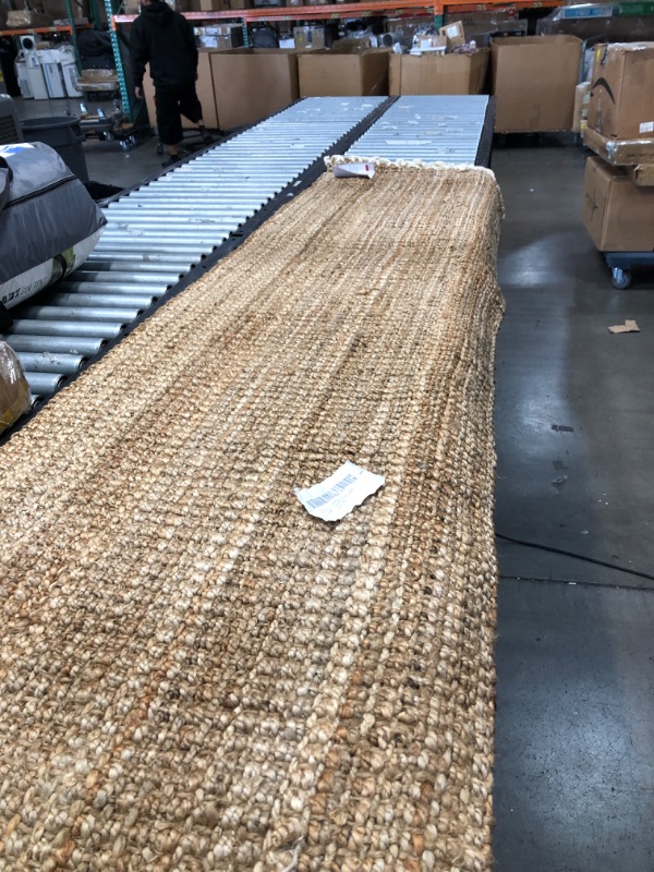 Photo 2 of **used-needs cleaning**
nuLOOM Raleigh Hand Woven Wool Runner Rug, 2 ft 6 in x 8 ft, Natural
