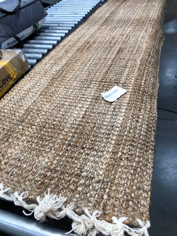 Photo 4 of **used-needs cleaning**
nuLOOM Raleigh Hand Woven Wool Runner Rug, 2 ft 6 in x 8 ft, Natural
