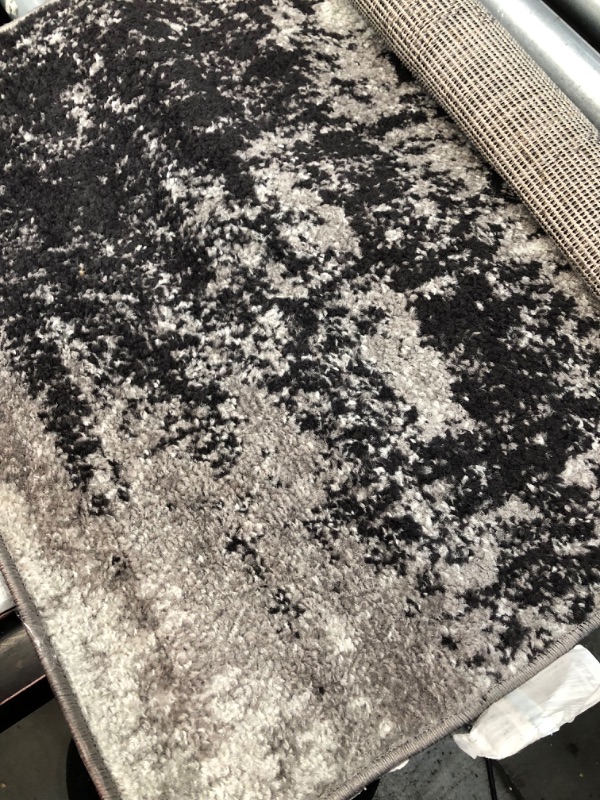 Photo 3 of **used**wrinkled
Alayna Black 2 ft. x 3 ft. Abstract Area Rug
