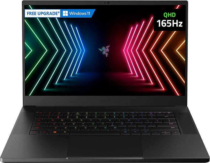 Photo 1 of NEW !
Razer Blade 15 Gaming Laptop: NVIDIA GeForce RTX 3070 - 11th Gen Intel 8-Core i7 CPU - 15.6” QHD 165Hz - 16GB RAM - 1TB SSD - CNC Aluminum - Chroma RGB - THX Spatial Audio - Thunderbolt 3
