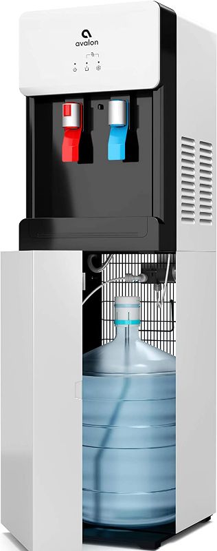 Photo 1 of Avalon A6 Touchless Bottom Loading Water Cooler Dispenser - Hot & Cold Water, Child Safety Lock, Innovative Slim Design, Holds 3 or 5 Gallon Bottles - UL/Energy Star Approved
