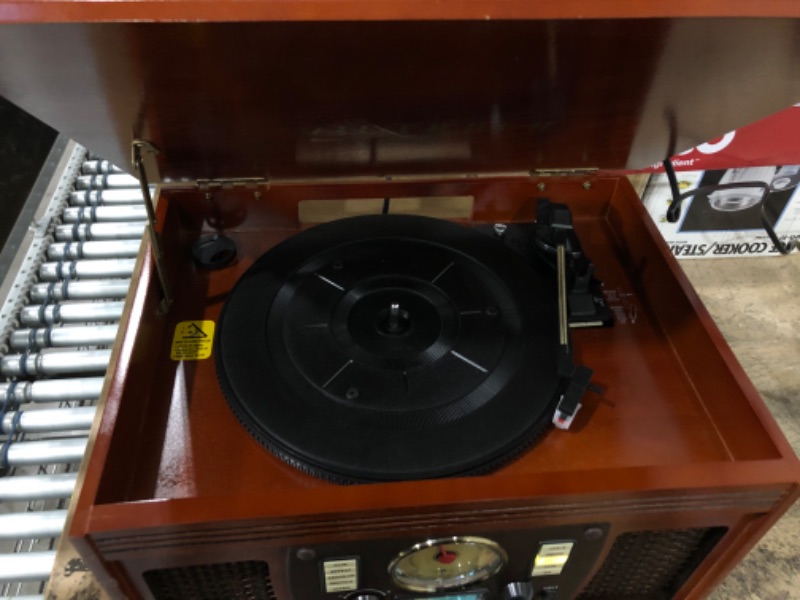 Photo 1 of Victrola 8-in-1 Bluetooth Record Player and Multimedia Center