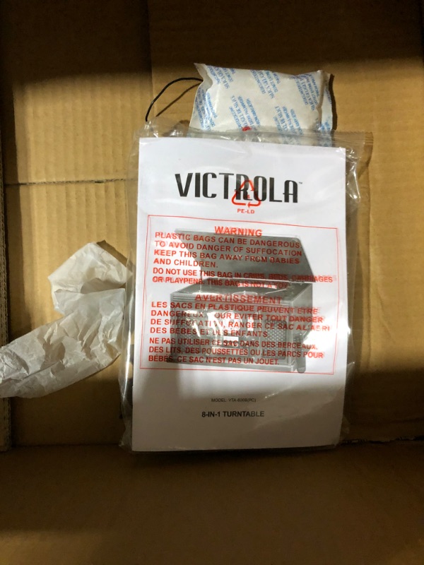 Photo 1 of Victrola 8-in-1 Bluetooth Record Player and Multimedia Center