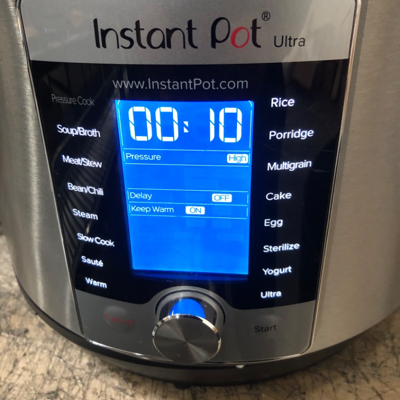 Photo 1 of Instant Pot Ultra 8 Qt 10-in-1 Multi - Use Programmable Pressure Cooker Slow Cooker, Rice Cooker, Yogurt Maker, Cake Maker Egg Cooker Saute Steamer.
