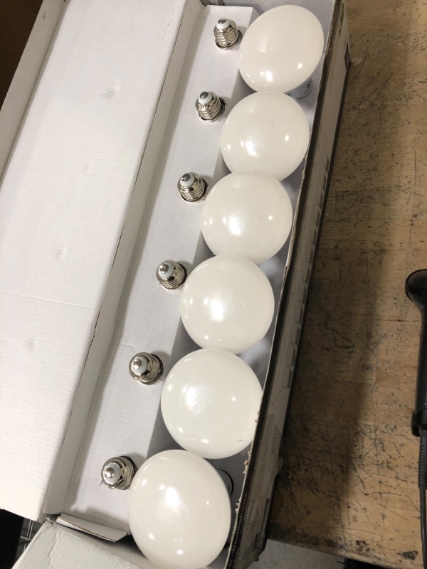 Photo 2 of 0517400 9 Watt BR30 Flood Dimmable LED Light Bulb, White
