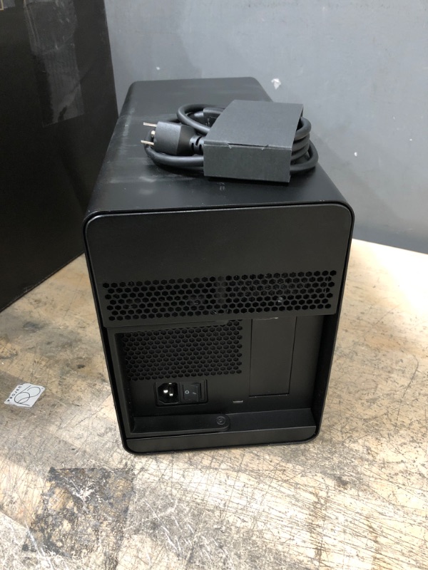 Photo 3 of Razer Core X Chroma Aluminum External GPU Enclosure (eGPU): Compatible with Windows & MacOS Thunderbolt 3 Laptops, NVIDIA /AMD PCIe Support, 700W PSU, 4x USB 3.1, 1x Gbit Ethernet, Chroma RGB, Black
