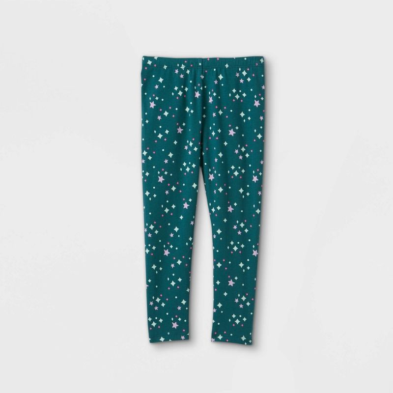 Photo 1 of 11pcks of Toddler Girls' Star Leggings - Cat & Jack™ sizes 12M,18M, 3T, 2T