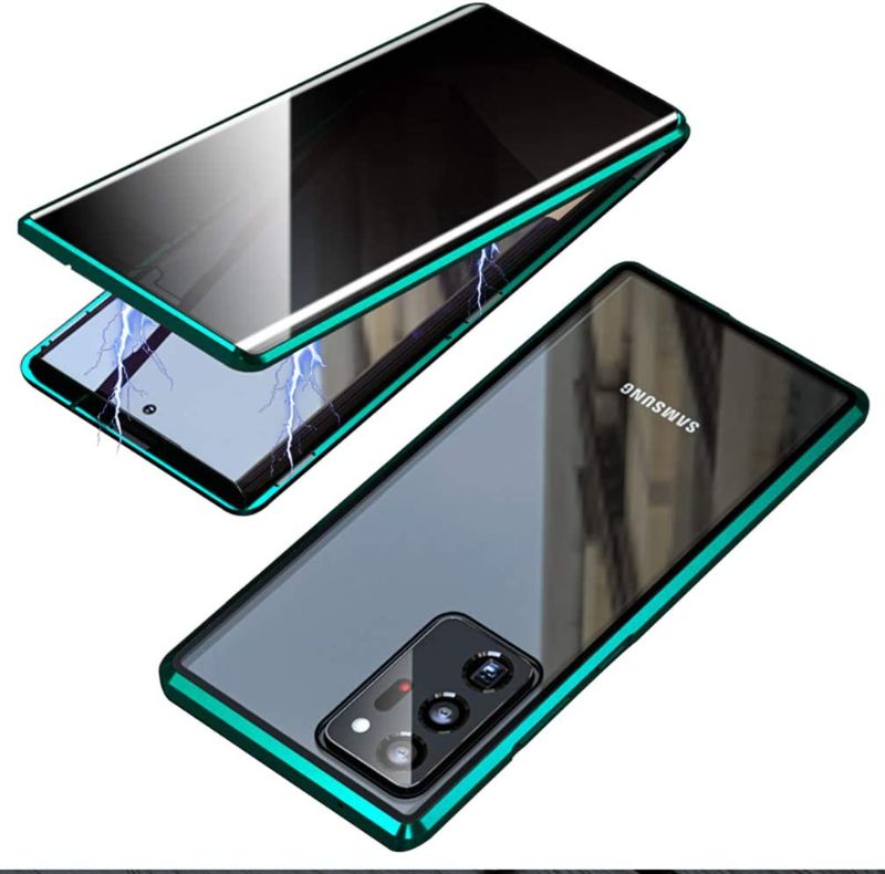 Photo 1 of 
UMTITI Compatible Samsung Galaxy Note 20 Ultra (6.9 inch) Case, with Built-in Screen Protector Magnetic Clear Double-Sided Tempered Glass Anti-Spy...
Color:Green