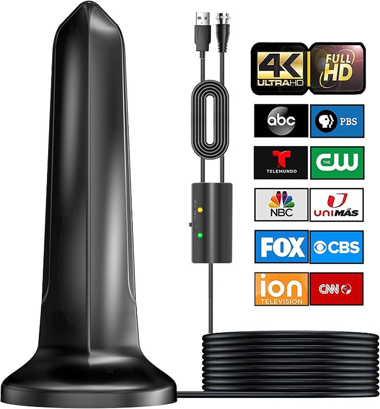 Photo 1 of 2023 TV Antenna Smart Digital HD Indoor Amplifier 480+ Miles Range - Powerful Outdoor Signal Booster Support 8K 4K 1080p Fire Stick and All TV's Local...
