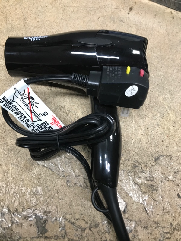 Photo 1 of Conair Hair Dryer, 1875W Mid-Size Hair Dryer
