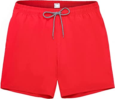 Photo 1 of Biwisy Mens Swim Trunks Quick Dry Swim Shorts with Mesh Lining Funny Beach Shorts XL