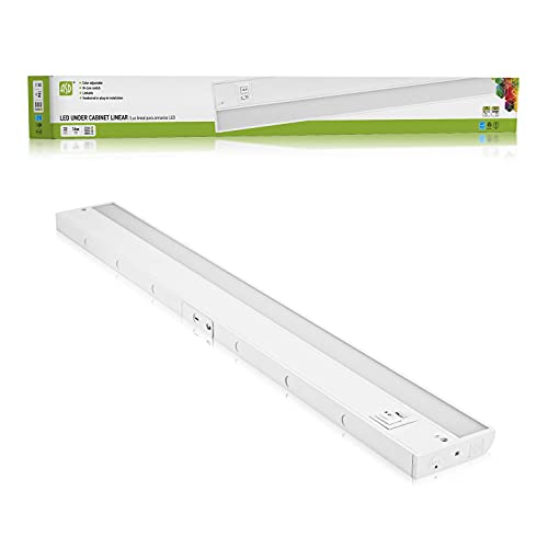 Photo 1 of ASD LED 16W Under Cabinet Lighting 32 Inch Dimmable Hardwired or Plug-in Installation 3 Color Levels- 2700K/3000K/4000K, Linkable Kitchen Lights, ETL
