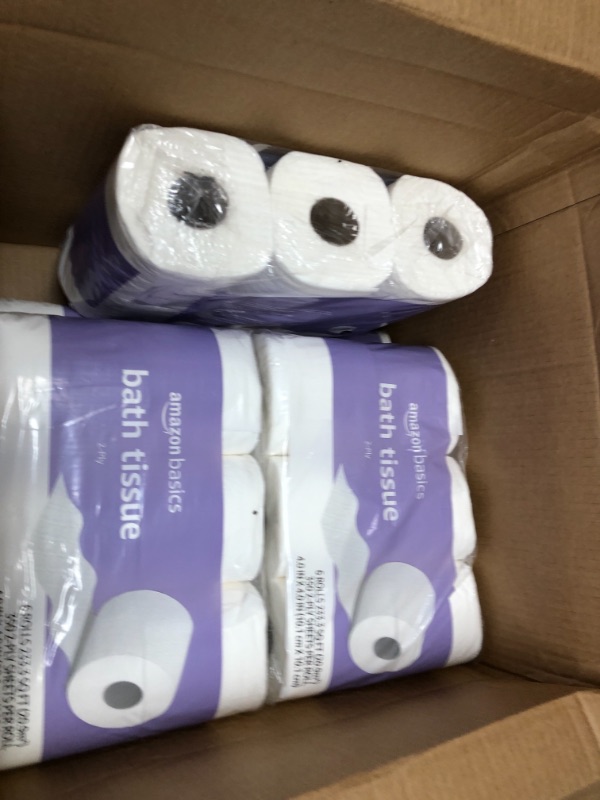 Photo 1 of amazon basics toilet paper 5 packs of 6 