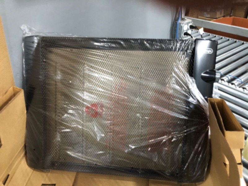Photo 1 of De'Longhi Mica Thermic Panel Heater, Full Room Quiet 1500W, Freestanding/Easy Install Wall Mount, Adjustable Thermostat, 2 Heat Settings, Black, HMP1500
