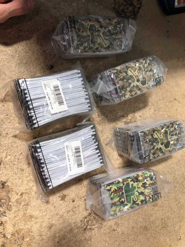Photo 1 of Bundle of 6 Packages on Army Themed Small Notebooks