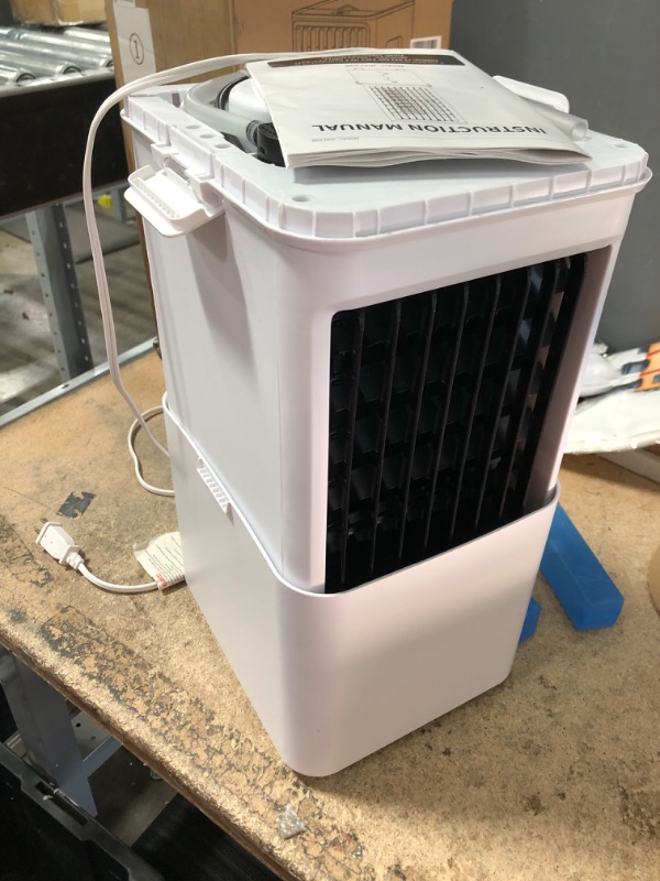 Photo 2 of ***MISSING PARTS***SKYICE Evaporative Air Cooler, 3-IN-1 Windowless Swamp Cooler w/ 4 Modes & 3 Speed, 12H Timer, 2.4 Gal Detachable Water Tank & No-Water Protection, Remote, Air Conditioner Portable for Room, 24-Inch