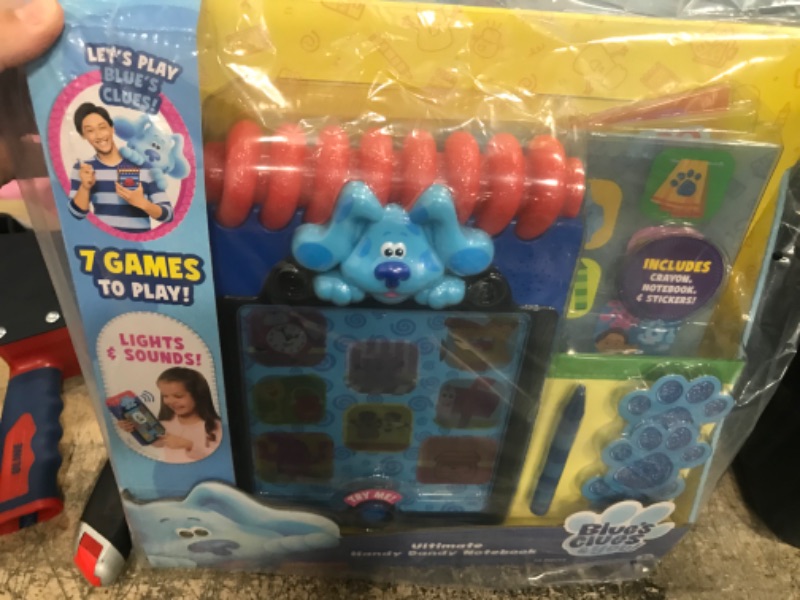 Photo 1 of Blue’s Clues & You! Ultimate Handy Dandy Notebook, Interactive Kids Toy with Lights and Sounds, Blue's Clues Game, by Just Play