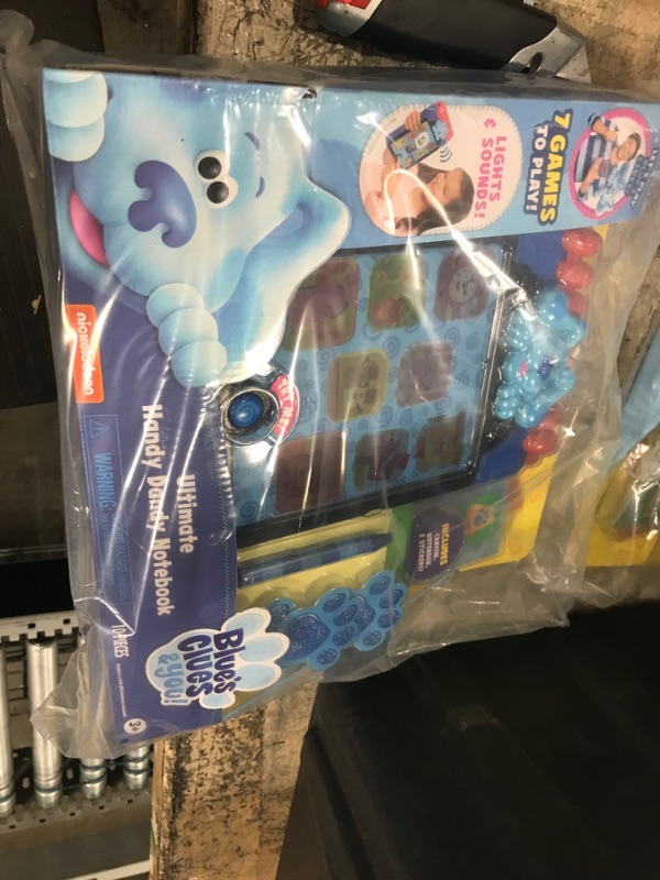 Photo 3 of Blue’s Clues & You! Ultimate Handy Dandy Notebook, Interactive Kids Toy with Lights and Sounds, Blue's Clues Game, by Just Play