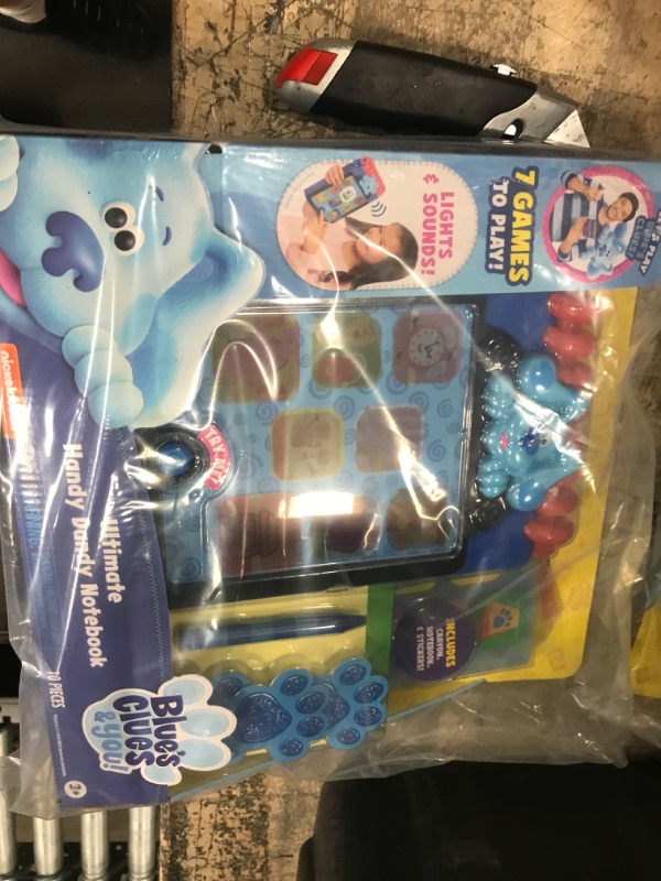 Photo 5 of Blue’s Clues & You! Ultimate Handy Dandy Notebook, Interactive Kids Toy with Lights and Sounds, Blue's Clues Game, by Just Play