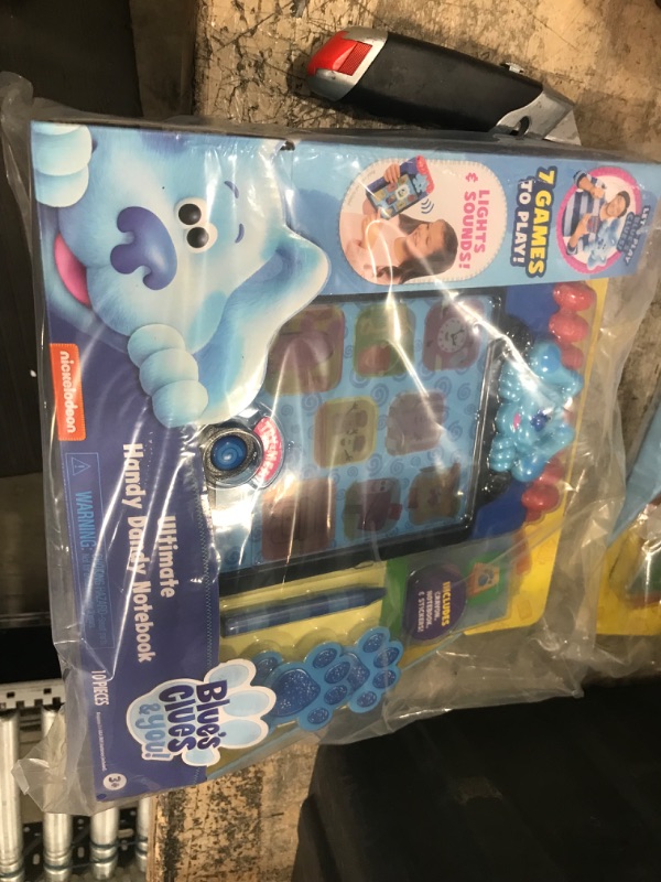 Photo 7 of Blue’s Clues & You! Ultimate Handy Dandy Notebook, Interactive Kids Toy with Lights and Sounds, Blue's Clues Game, by Just Play