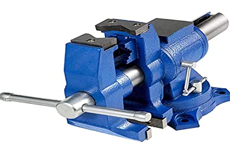 Photo 1 of BestEquip 6" Heavy Duty Bench Vise , Double Swivel Rotating Vise Head/Body Rotates 360° ,Pipe Vise Bench Vices 30Kn Clamping Force,for Clamping Fixing Equipment Home or Industrial Use
