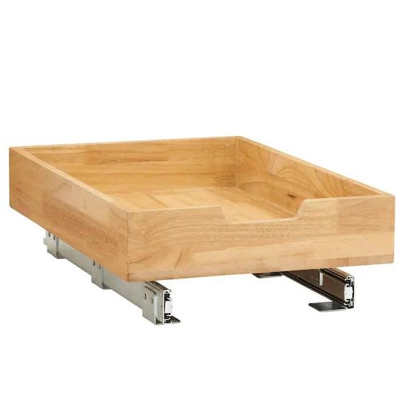 Photo 1 of 14.5 in. Wood Cabinet Organizer
