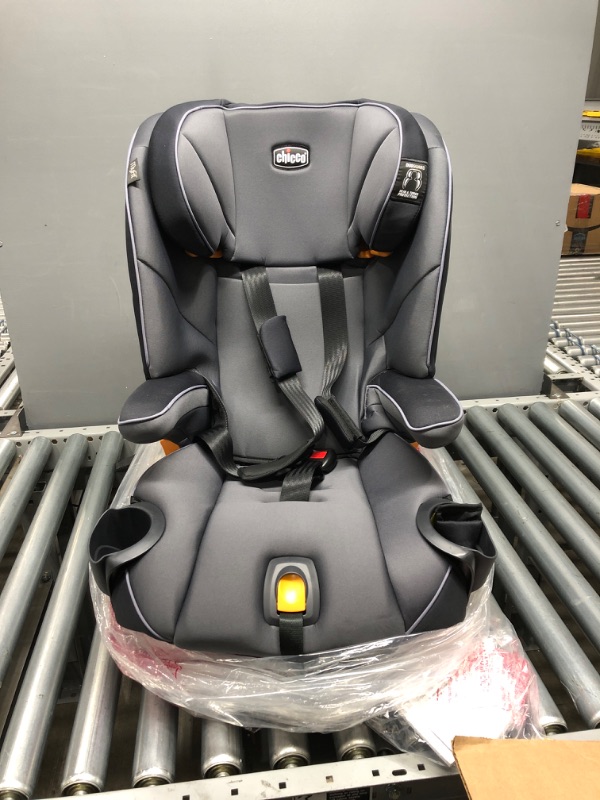 Photo 1 of Chicco MyFit Harness + Booster Car Seat, 5-Point Harness Car Seat and High Back Booster Seat, For children 25-100 lbs. | Fathom/Grey/Blue
