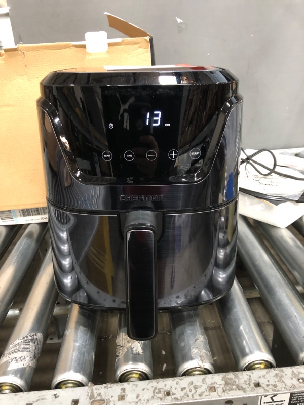 Photo 2 of 
POWERD TESTED
Chefman?TurboTouch Easy View Air Fryer, The Most Convenient And?Healthy?Way?To?Cook Oil-Free, Watch Food Cook To Crispy And Low-Calorie Finish Through Convenient Window, 8 Qt
