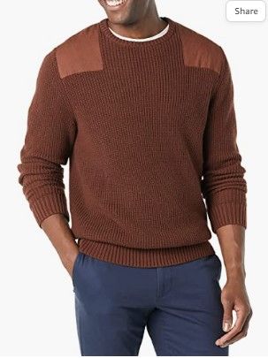 Photo 1 of Goodthreads Men's Soft Cotton Military Sweater