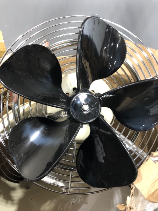 Photo 3 of 42 in. - 55 in. Adjustable Height Pedestal Fan with 3-Speeds