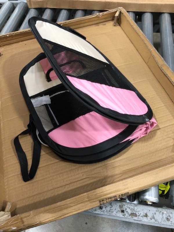 Photo 2 of *PINK*AmazonBasics Portable Soft Pet Dog Travel Playpen