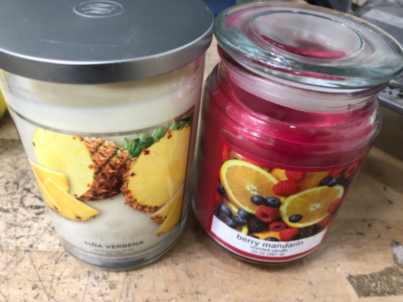 Photo 1 of 2 ITEMS ASSORTED CANDLES BUNDLE 