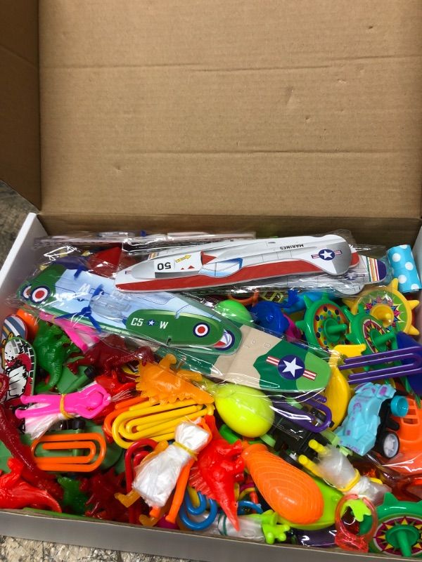 Photo 1 of Coomarble Party Favors for Kids - 150 PCS Birthday Gift Toys Bulk Toy Treasure Box for Boys and Girls Carnival Prizes, School Classroom Rewards, Fidget Toy Whistle Harmonica for 3-12 8-12 Years Party 150PCS