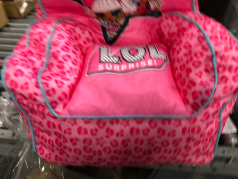 Photo 7 of  LOL Surprise Kids Nylon Bean Bag Chair with Piping & Top Carry Handle