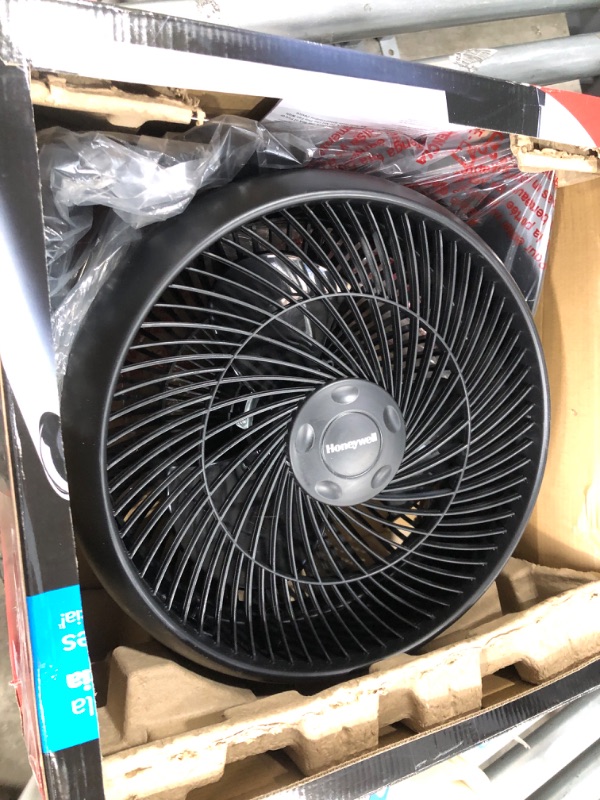 Photo 2 of 12 in. 3 Speed Whole Room Circulator Floor Fan