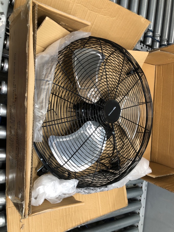 Photo 2 of AmazonCommercial 20" High Velocity Industrial Fan, Black,
