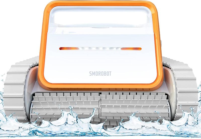 Photo 1 of (DOES NOT FUNCTION!!!)SMOROBOT Tank X11 Cordless Robotic Pool Cleaner with Over 210 Mins and Powerful Suction , Pool Vacuum with Intelligent Path Planning , Walls and Waterline Cleaning for Inground Pools up to 4100 sq.ft
**DID NOT POWER ON**

