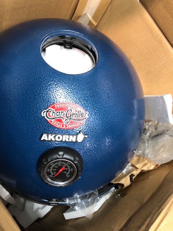 Photo 5 of Char-Griller AKORN JR. Kamado Blue