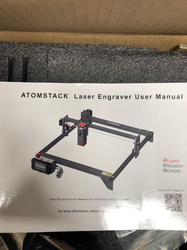 Photo 4 of ATOMSTACK Laser Engraver, X7 40W Laser Engraving Cutting Machine, 5.5W Fixed-Focus Compressed Spot Laser Power, Support Offline CNC Laser Cutter for Wood and Metal
