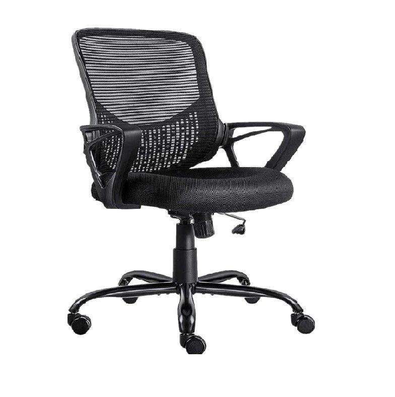 Photo 1 of Ergonomic Office Mesh Chair Mid Back Swivel Chair 1368 *Missing Some Hardware*
