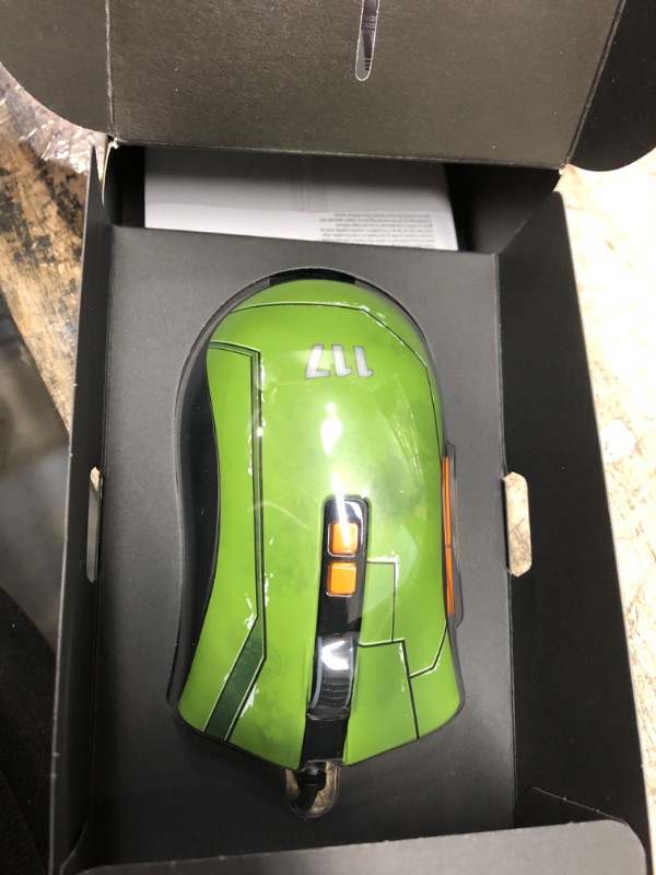 Photo 2 of Razer DeathAdder V2 Wired Gaming Mouse - HALO Infinite Edition Razer GameStop | Razer | GameStop
