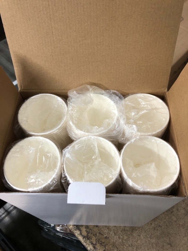 Photo 2 of [300 Pack] 8 oz Disposable Paper Cups, Coffee Cups Small 8 oz Paper Cups Cute, Hot Coffee Cups or Cold Beverage Cup Ideal for Kids Cups, Water Coolers, Party, or Event (Brown Cat Paw)
